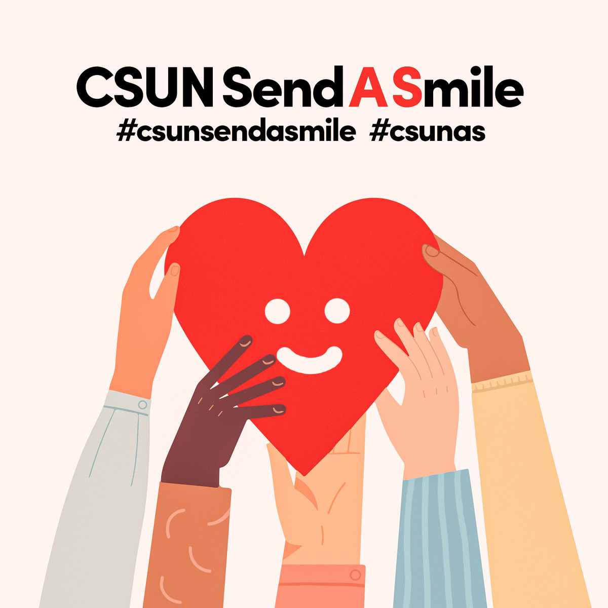 csunas's tweet photo. CSUN Send a Smile #CSUN #Smile ##csunsendasmile #csunas- https://t.co/VGspWkFIYk https://t.co/Nbd6q3PLMe