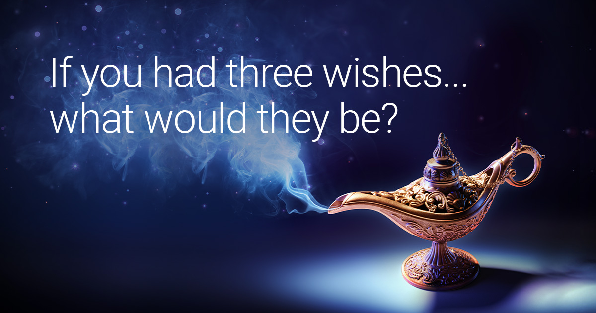 PointClickCare on X: If you had three wishes what would they be? Comment  below! #GettoKnowYourCustomersDay2020  / X