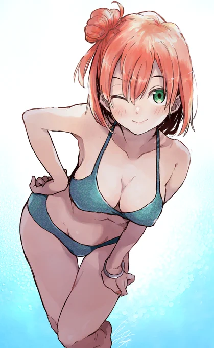 今週は水着のゆいをかきました #oregairu 