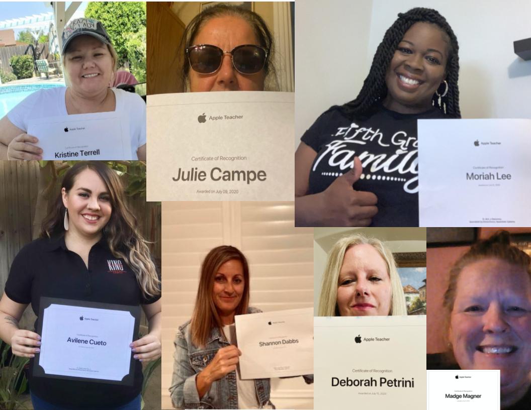 MLK_STEAM's tweet photo. Proud of our #MLK LEC's that have worked on becoming Certified @AppleEDU Teachers all during their Summer Break! These are just a few of our LEC's that have completed so far, but we will become certified campus wide! Our S's will benefit most from all your hard work! #teamBCSD https://t.co/EdZdWsheyt