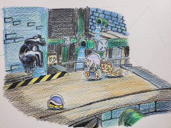 地下水路にて 
