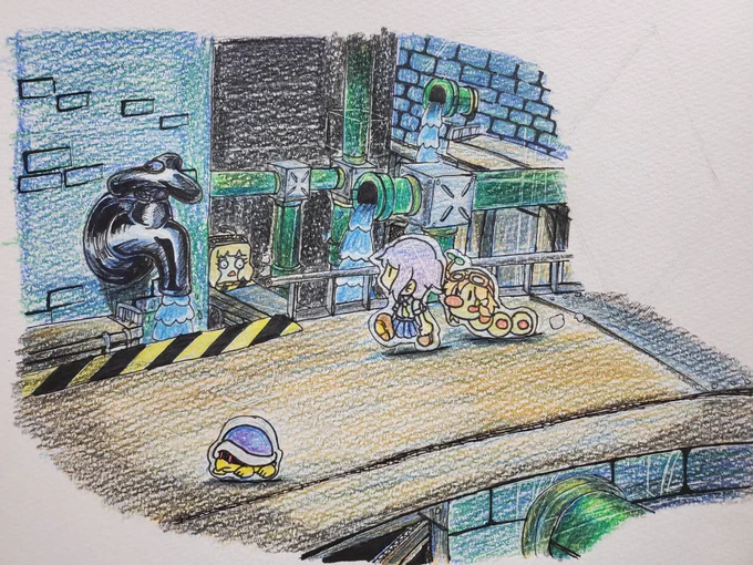 地下水路にて 