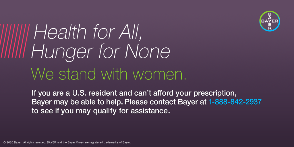 BayerUS's tweet photo. At Bayer, we believe every woman should have access to the birth control of her choice. We realize that now more than ever, many women may be unable to afford or access the care they need. https://t.co/ylWd8yUnFy