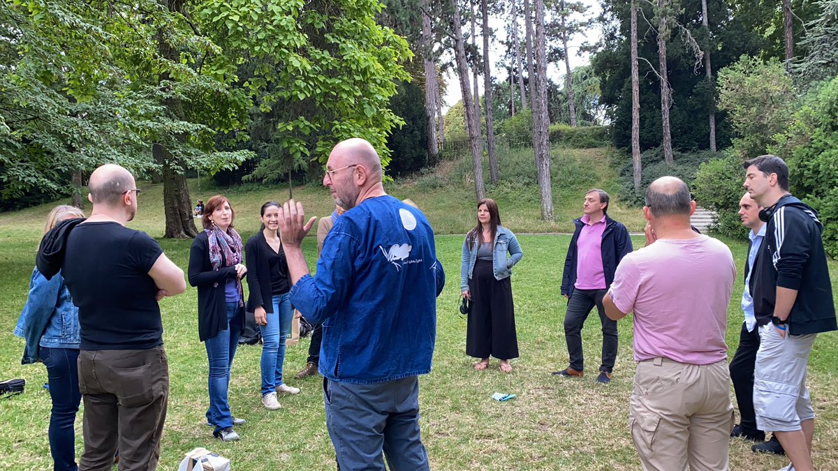 Le retour de l’Agile Playground Paris au Parc #Montsouris avec Fanny Pioffret pour une session Yoga du Rire <a href="/RegisBob/">RegisBob 8-)</a>
