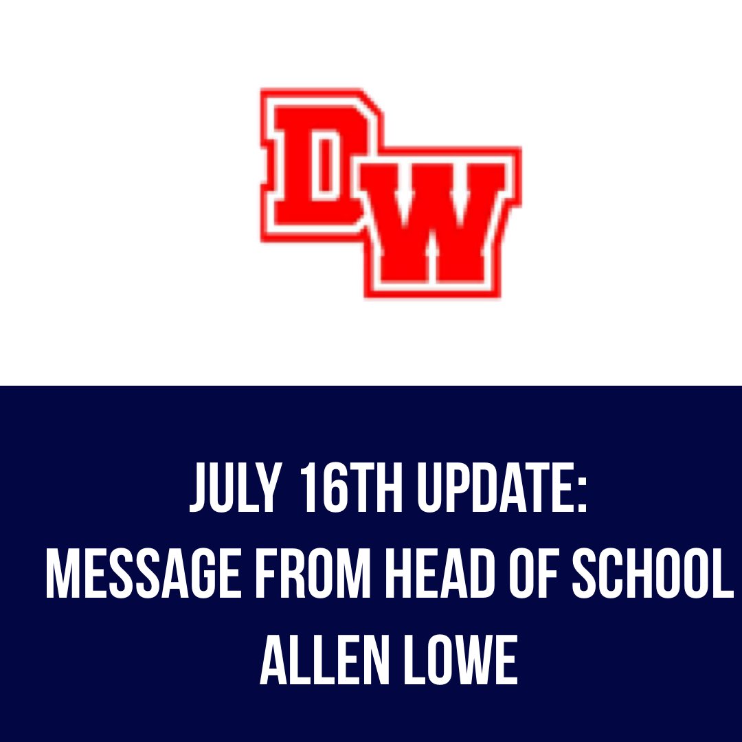 As the opening of the school year approaches, we are working diligently to make sure we are operating in a sensible and safe manner. Read the full letter on our website: deerfieldwindsor.com/covid-19 #dwsknightlife