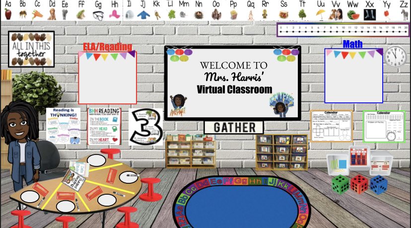 jharristeaches's tweet photo. Jumped on the Bitmoji Classroom wave 🌊 I’m obsessed and determined to make virtual learning successful for my scholars. https://t.co/VlD2BQChOm