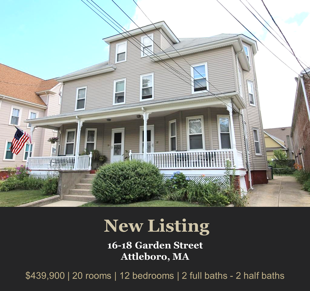 SandraCsells's tweet photo. YES, you saw it correctly - #12bedrooms!! 🤩 Each side has 10 rooms, 6 bedrooms and 1.5 baths! Great #commuterlocation. Rent one unit &amp; live in the other or make this an extended family home. 
#multifamily #multifamilyhome #duplex #AttleboroMA #SandraCsellshomes #realestate https://t.co/sh9WwEJixr