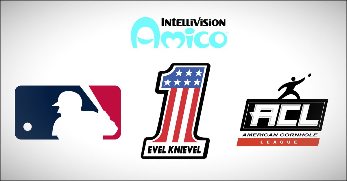 TommyTallarico's tweet image. Intellivision is proud to officially announce 3 incredible sports partnerships, licenses and games coming exclusively to Intellivision Amico! @MLB, @evelknievel &amp;amp; the ACL (@iplaycornhole)!  Read the official press release here:
bit.ly/2WqJPQa