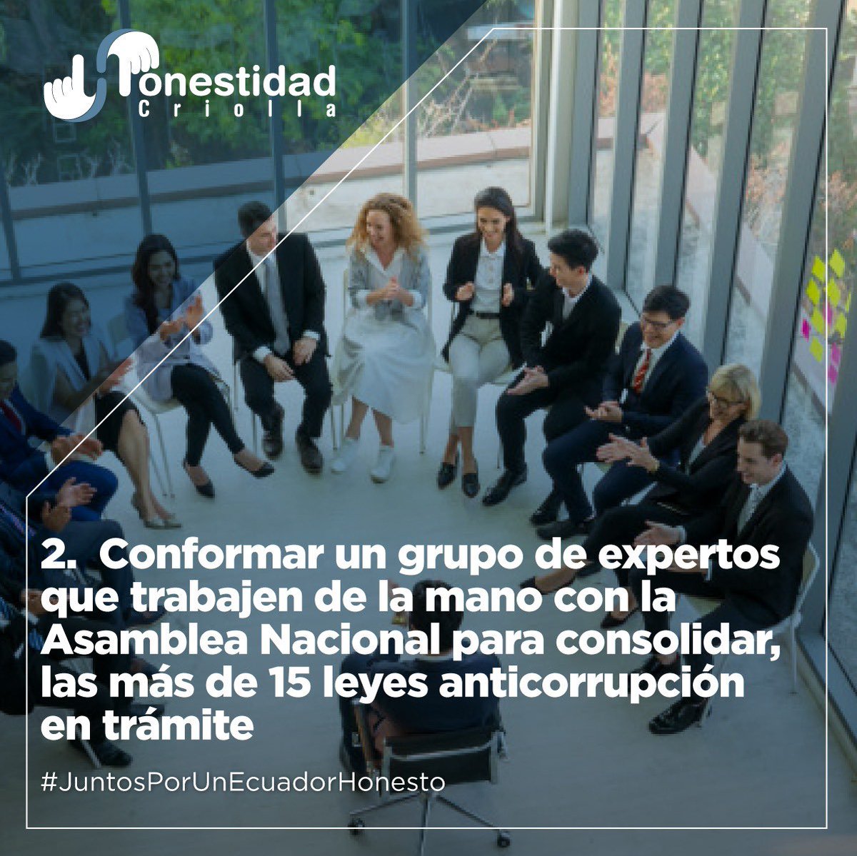 Es necesaria una Ley Anticorrupción sólida y coherente que incluya normas expresas para la recuperación de activos y fondos ilícitamente apropiados
La <a href="/AsambleaEcuador/">Asamblea Nacional</a> debe tramitarla y aprobarla en el menor tiempo posible
#JuntosPorUmEcuadorHonesto
#HonestidadCriolla