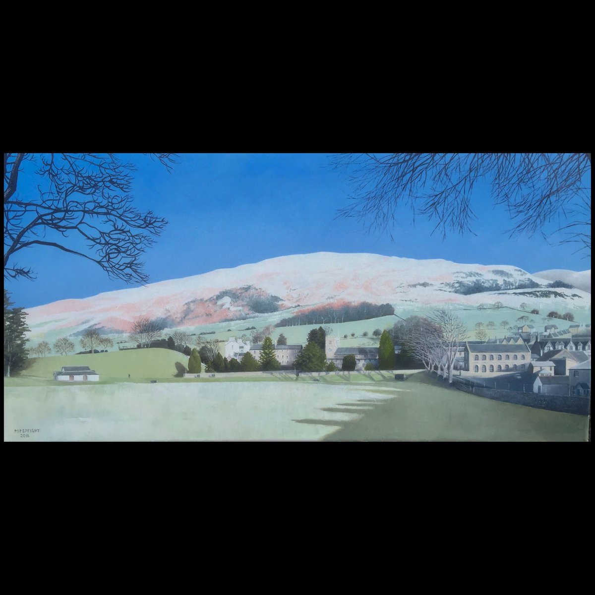 Continuing with the boarding houses at <a href="/SedberghSchool/">Sedbergh School</a> here is <a href="/Evans_Sedbergh/">Evans House</a>. 'Early morning frost over Winder' - signed prints available.

martinspeight.co.uk

#martinspeightart #martinspeight #sedbergh #sedberghschool #rugby #boardinghouse #signedprint #iloveboarding