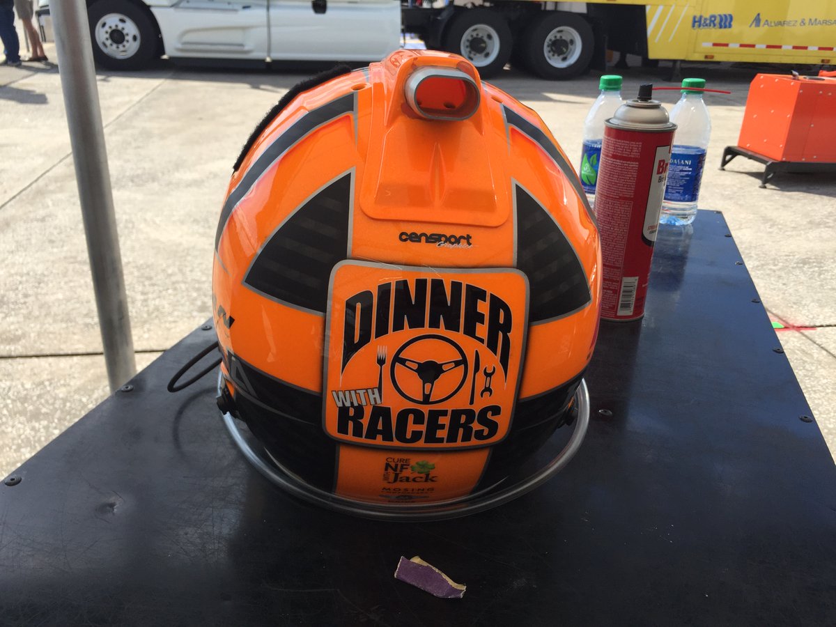 RacingToDisney's tweet photo. Looking forward to seeing this helmet @sebringraceway this weekend.  #RyanRules  cc: @RyanEversley @DWRshow https://t.co/1hi3seKlho