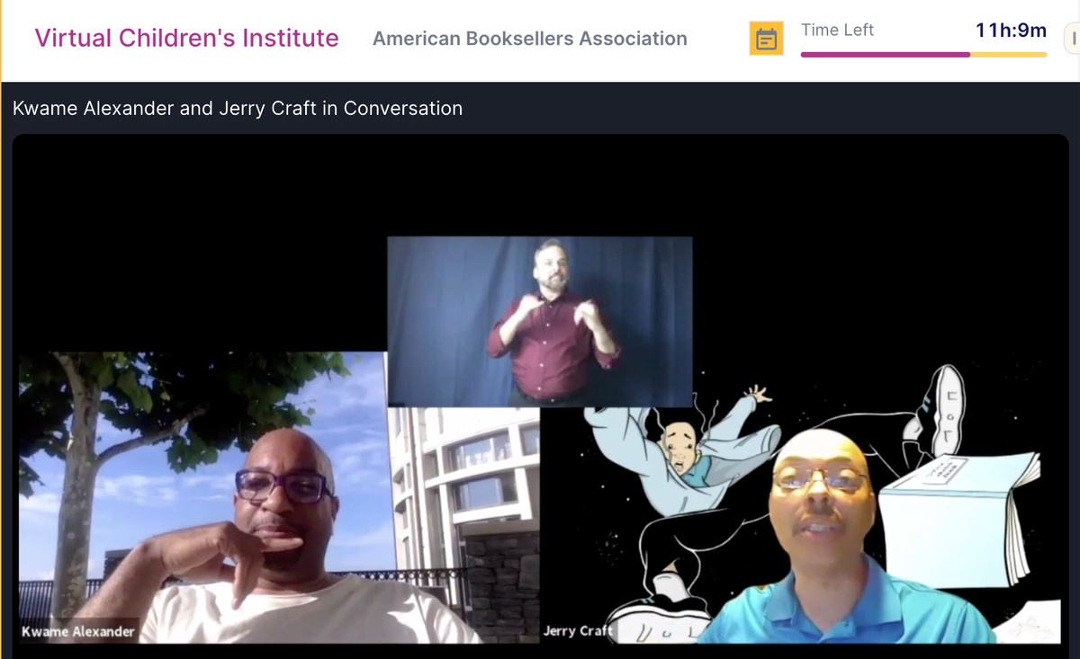 fabled_films's tweet photo. Amazing to hear this conversation with @kwamealexander and @JerryCraft at #Ci8. Thank you @ABAbook! https://t.co/GX0uKEKoMB