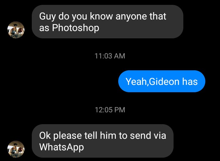 gdn300_'s tweet photo. Photoshop......via whatsApp....Una dey mad 😂😂 @_harrisonJNR #UnaDeyMad https://t.co/puCA5loHBB