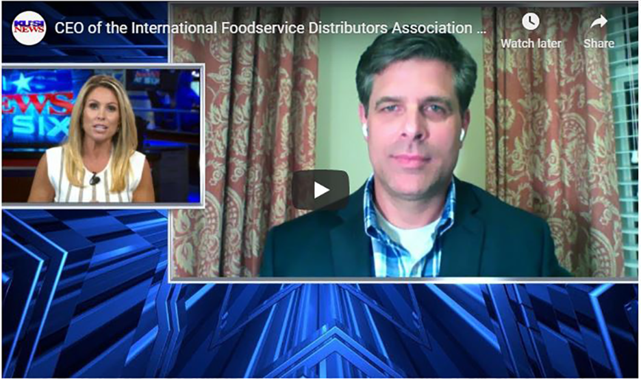 IFDA's tweet photo. Watch an interview with IFDA’s Mark Allen on KUSI in San Diego, CA: https://t.co/tEucWfU45Q #coronavirus #covid19 #foodservice #foodservicedistribution #foodservicestrong https://t.co/TChOcafNqH