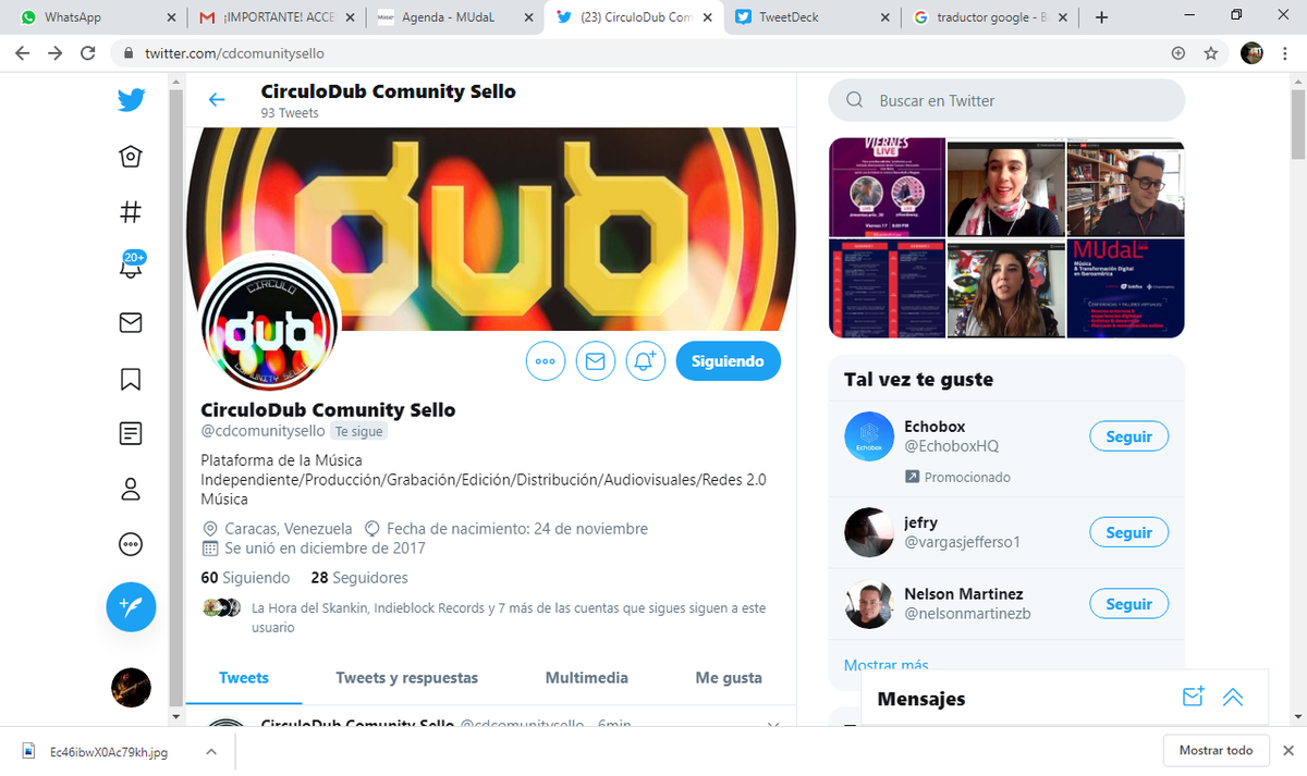 CirculoDub Comunity Sello tweet media
