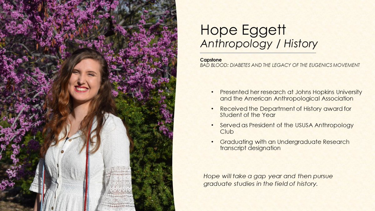 usuhonors's tweet photo. Congratulations to the entire USU Honors Class of 2020! Check out some of our graduates' accomplishments and future plans. #DareToKnowUSU #USUGRAD20 https://t.co/Kl08KKJTqs