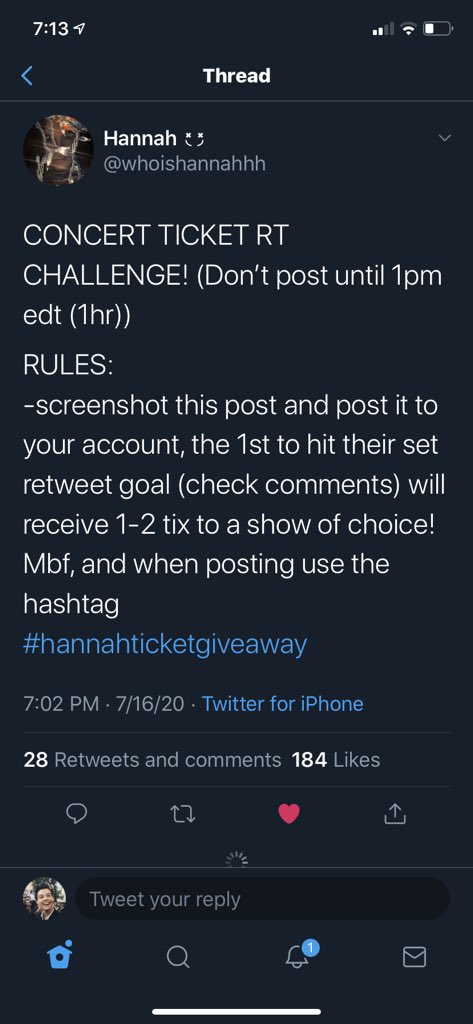GoldenKiwi28's tweet photo. Tysm #hannahticketgiveaway https://t.co/n0WWAA3DaW