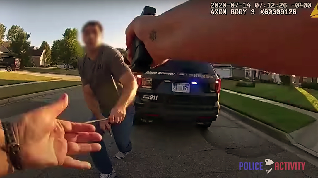 TacticalLife1's tweet photo. When a man armed with two knives charged a Michigan deputy, she opened fire, cleared a jam while fighting off the suspect, then fatally shot the attacker. 

WATCH HERE: https://t.co/MKQgCAYOsz https://t.co/z2HD6pWX4C