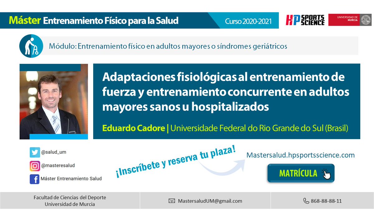 Master Entrenamiento Físico para la Salud tweet media