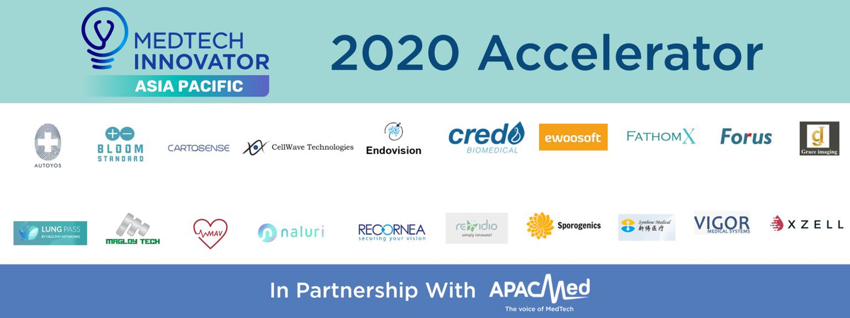 AutoyosPvtLtd's tweet photo. Delighted 2 share @AutoyosPvtLtd  selected among Top 20 #medtech startups by @APACMed @MedTechAwards for Asia Pacific Accelerator 2020 cohort!
@CCAMP_Bangalore @Startup_Kar @startupindia https://t.co/czTlw4wJHv