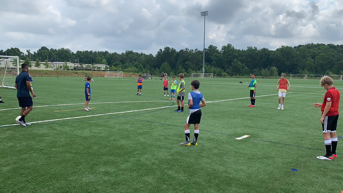 Carr11's tweet photo. Brilliant week with these kids! Happy to help @ziemo_9 kickstart his #FBLFoundation & make a positive impact on kids in #Charlotte while also making a long term commitment to helping give hope to kids in his home town of Cape Town, South Africa πΏπ¦ #community #mystumptown #soccer https://t.co/wA2ok6xrqZ