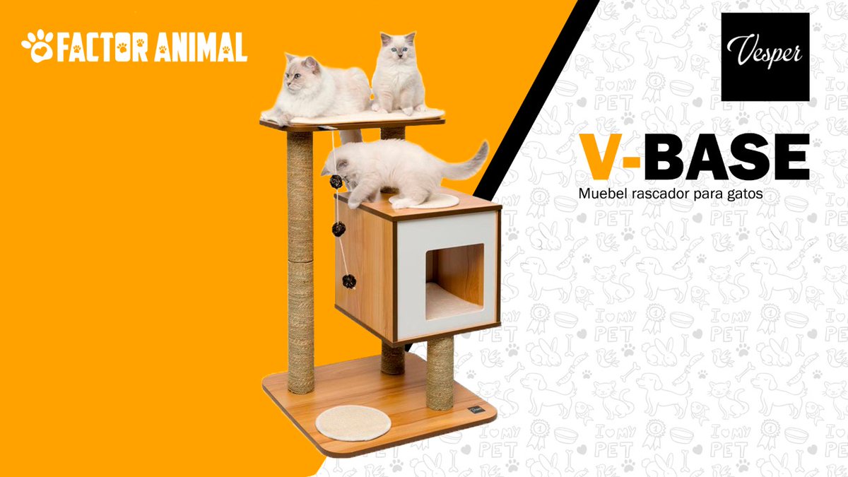 factor_animal's tweet photo. ¡Ponle color a la vida de tu gato! 💜💙💚💛❤

El V-BASE de #Vesper es el lugar ideal para que los gatos jueguen y descansen 😻

⏩ https://t.co/DBOWrXNnyZ https://t.co/3lQQl3EOX4