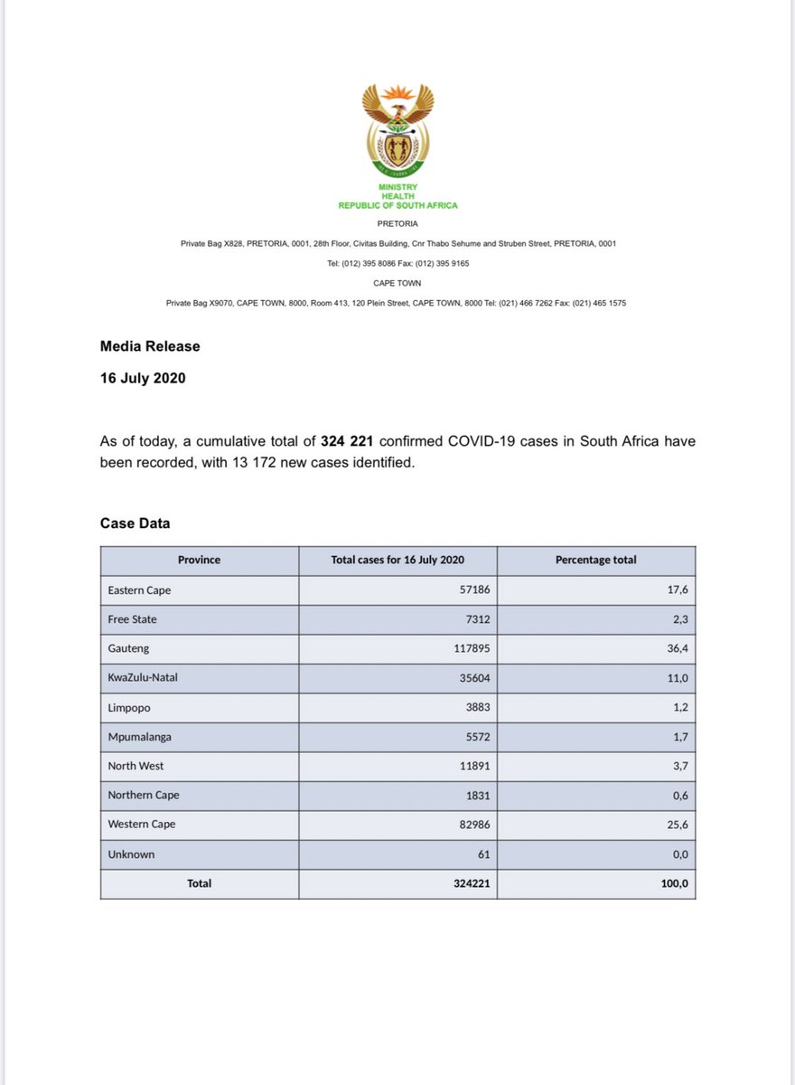 Zweli Mkhize tweet media