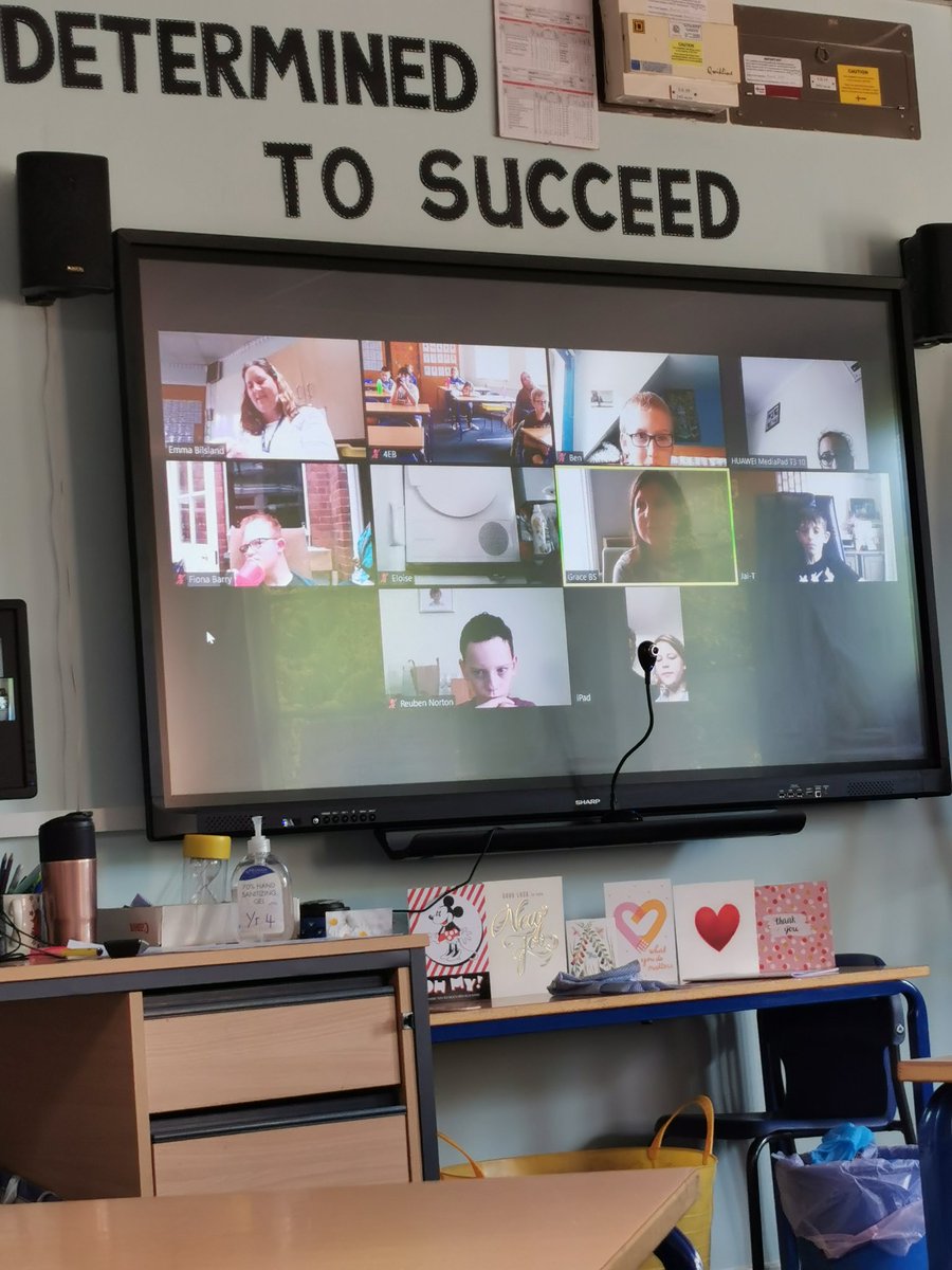 4EB_2019to2020's tweet photo. The second day of goodbyes, this time with Pod B and to those on our zoom call. A lovely Disney themed day and more positive words to sum up the year;  'amazing, super, spectacular, bangin', astonishing, epic, fantastic &amp; extraordinary'. A great end to Year 4! 🥰 https://t.co/ROQIJO71DC