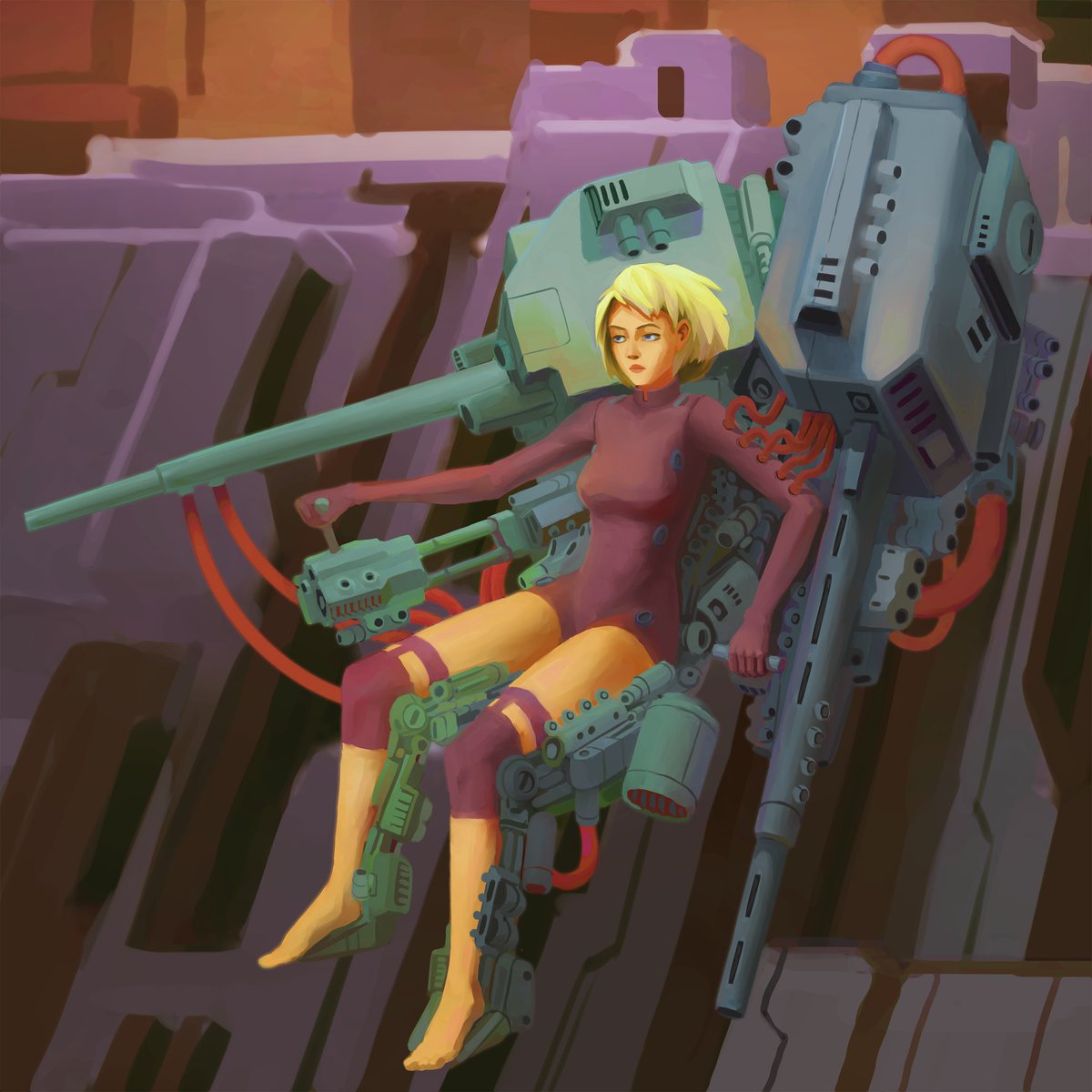 peaplum's tweet photo. #ArtistOnTwitter #art #girlpower #girls #scifi https://t.co/zQJeXHOGG9
