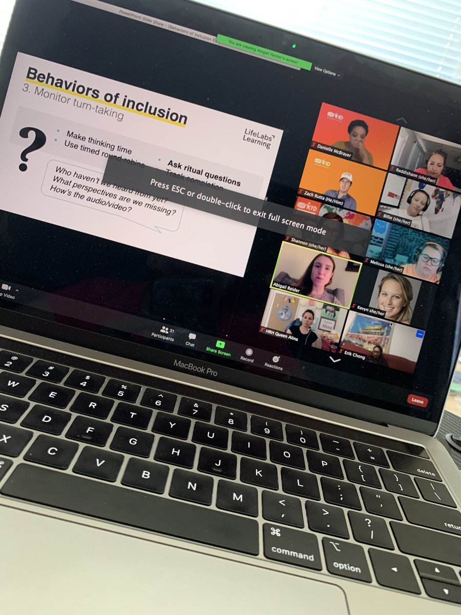Redd_Strang's tweet photo. Iβm so excited to have been given this opportunity! This workshop is something we need for any professional inclusive environment. Iβm excited to take this learning into roles I have online and in my position at my school. #VIPKidlife @LifeLabsLearn https://t.co/sVjHDPgFLI