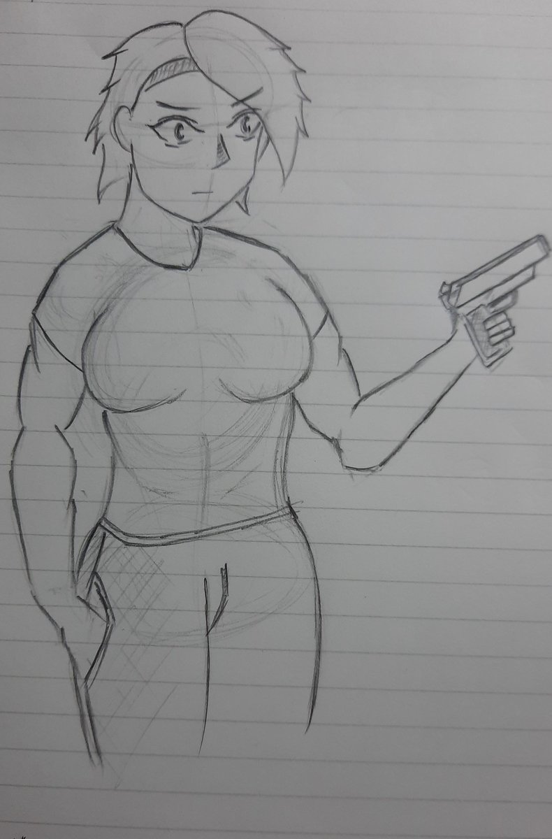 Redrawing my rainbow six siege girl~