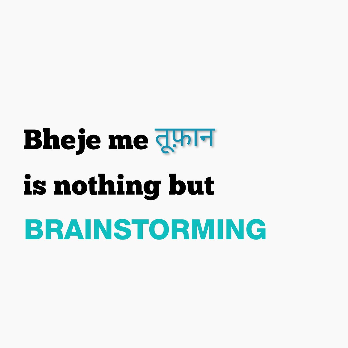 mayurdhing's tweet image. Try using this instead of brainstorming....