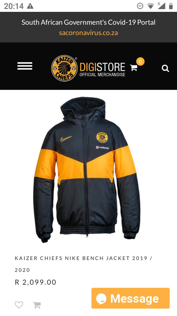 kaizer chiefs bench jacket