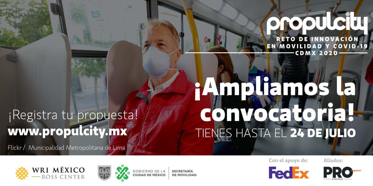 🚨Porque tú lo pediste🚨

Ampliamos la convocatoria  
Nueva fecha de cierre: 24 de julio
¡Corre a registrar tus propuestas! 
bit.ly/2YHw4Nx