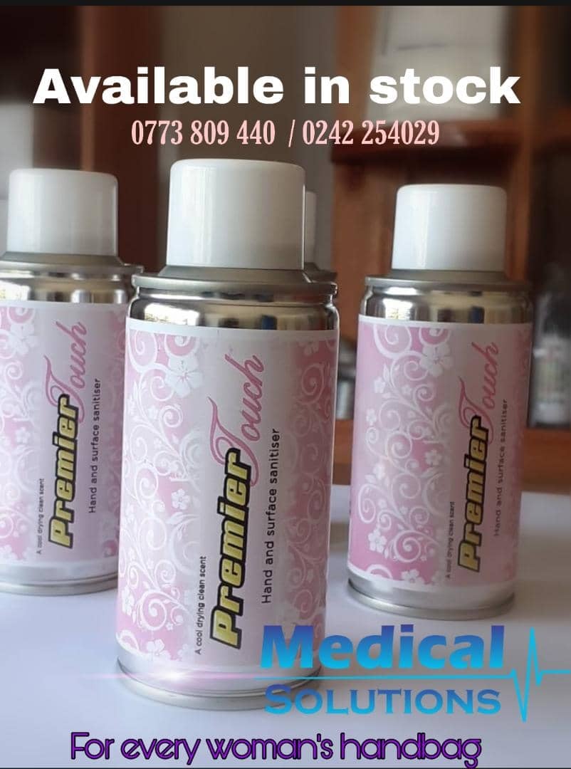 ZimMedical's tweet photo. JUST ARRIVED!!!
*Essential to Every woman's hand bag*
Medical Solutions Zim gives you Premier touch,100 ml sanitizer spray which has a clean scent that leaves hands and surfaces cool and dry. A multi-purpose hand and surface cleanser that sanitizes and evaporates quickly https://t.co/mGQiI9ggFJ