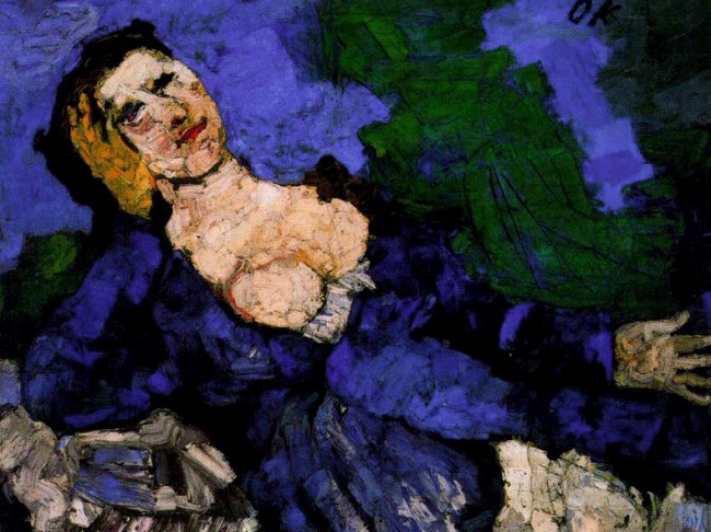 He produced more than eighty drawings and paintings of it, as well as a series of photographs. His most famous three paintings of the doll are..“Woman in Blue" (1919)