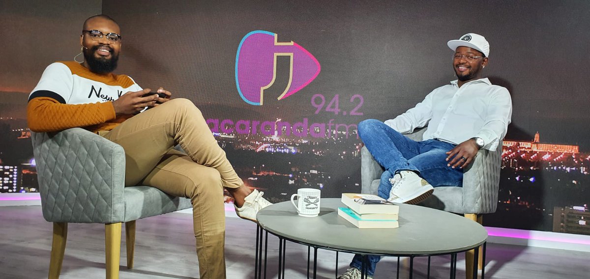 jacarandafm's tweet photo. Tonight @MackRapapali is in conversation with @boknizzle , talking all things life and music. Don't miss #OnTheCouch 10pm-01am and watch the interview on our Facebook page. #MackRapapaliNights. https://t.co/pJYj4sKiev