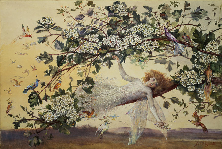 On Islay stood a Fairy Hill, where the Fairy Queen herself, dispensed all the wisdom of the world from a magical cup, to women who had travelled from far across the land...

🎨John Anster Fitzgerald

#FolkloreThursday #fairies <a href="/FolkloreThurs/">Folklore Thursday</a>