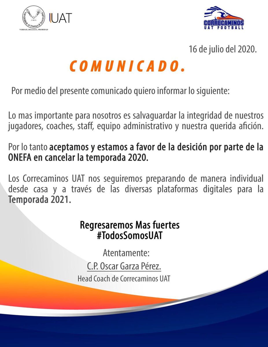 Correcaminos UAT FBA tweet media