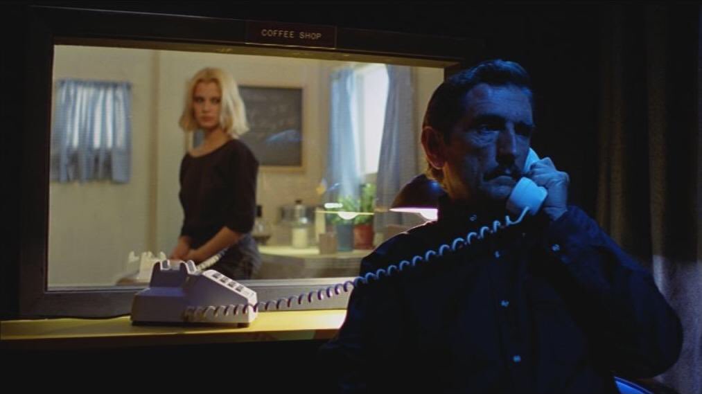 Paris, Texas dir. Wim Wenders (1984)- A man is gutted and destroyed by grief over his own mistakes and the life he lost, which would be maudlin and self pitying and uninteresting if the film wasn’t brilliantly shot, and the man wasn’t Harry Dean Stanton.