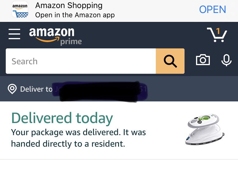 SusanRobichaud's tweet photo. @AmazonHelp https://t.co/X6UqCCy6oP