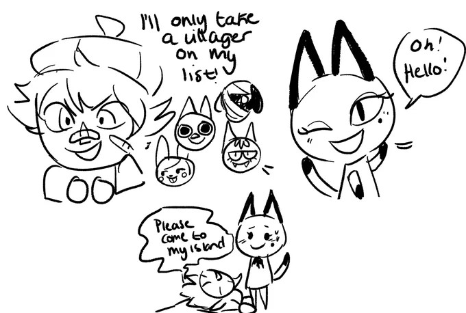 i have a problem where i love snooty villagers and also cat villagers so finding olivia on my fifth island was the perfect storm 