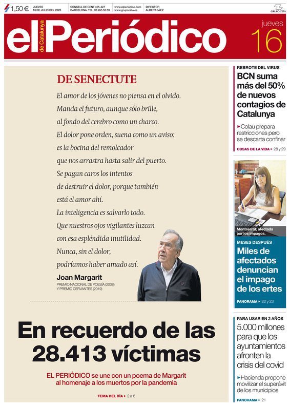 lupesanchezj's tweet photo. #Desenectute @elperiodico Joan Margarit de los grandes autores de @LaCamaSol https://t.co/uOxs7fGU0U