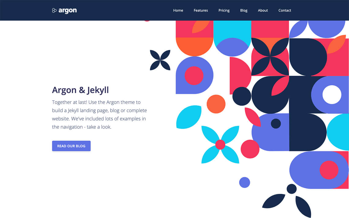 jekyllthemesio's tweet photo. Excited to be launching a @jekyllrb version of Argon Design System Pro in partnership with @CreativeTim – use it as a blog on it’s own, or get creative and build a whole website with over 1k elements and sections! Check it out here: https://t.co/3kpuiK1pHi https://t.co/ewPcgvx6Iz
