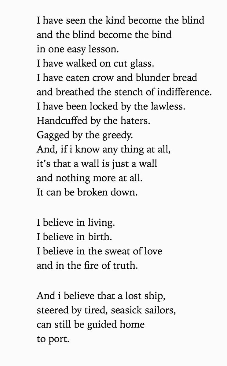radicaltheory's tweet photo. revisiting assata’s works today.

“i believe in life.
and i have seen the death parade
march through the torso of the earth,
sculpting mud bodies in its path.
i have seen the destruction of the daylight,
and seen bloodthirsty maggots
prayed to and saluted.”

—assata shakur https://t.co/kGH1BodpKG