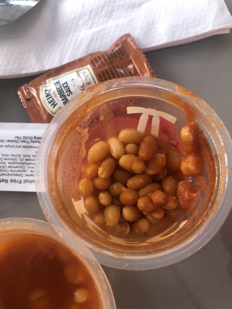 Georgia_McD's tweet photo. @kfc just got home from the kfc in burton having recieved these, one full and saucy and the other looks like 3 quarters has been eaten &amp; is crusty and dry?!! Looks like someone has eaten most of them. Disgusting https://t.co/haUBzJFfaX