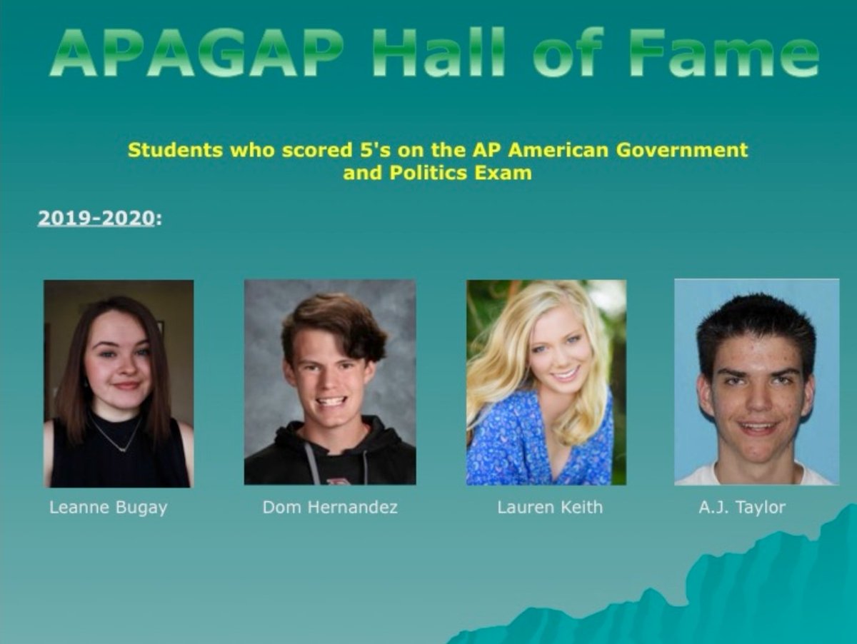 lharrisonwest's tweet photo. Congrats to the latest inductees into the AP Gov "Wall of Fame!" This has undoubtedly been a very challenging year. Yet 86% of #BellWest AP Gov students chose to take the Exam. Regardless of your score, I'm proud of your perseverance. Thanks c/o '20! #APAGAP https://t.co/XlGNlYhJX5