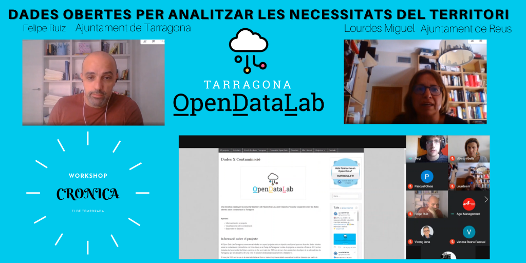 OpenDataTGN's tweet photo. 📢Crònica de l'ultim workshop de la temporada a #opendatalabtgn :"Com transformar les dades obertes en valor, al Camp de Tarragona" amb Felipe Ruiz @TGNAjuntament i Lourdes Miguel @reus_cat
👉https://t.co/6nW0gn0vMv https://t.co/fnKyZOfC16