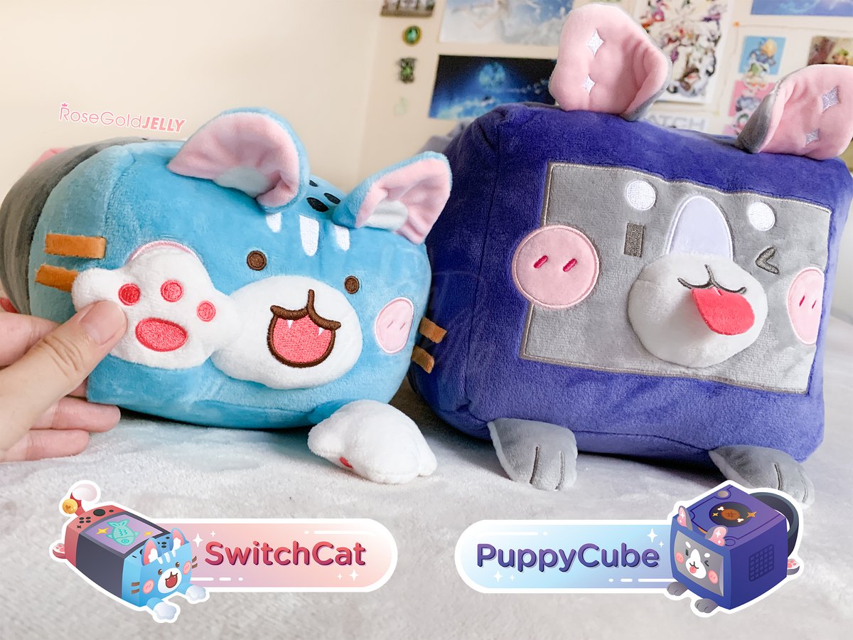 rosegoldjelly's tweet photo. Finally, SwitchCat and PuppyCube are RESTOCKED! ๐ฑ๐ถ
Here's a closer look at the revised SwitchCat with soft pink ears to match the cheeks๐
๐Shop: https://t.co/V9kDavhgBF
Note: Plushies ordered July will be shipped end of Aug/Sept.
#SwitchCat #PuppyCube https://t.co/HSEUpfMiFB