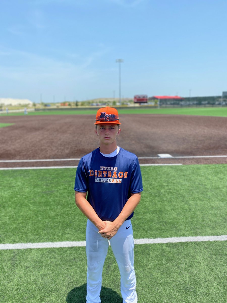 FiveTool's tweet photo. @FiveToolTexas F: @NTXBC_DIRTBAGS Woods 6, @ntlbaseball Buckner 5
PoG: @Co1eRobertson 3-3, 2B, RBI, R
Pitcher: @Aaron_Hayes5 5.0 IP, 5K, 7H, 2 ER
Notable: @_gavinwilliams5 2-3 https://t.co/AUDq24RJ1f